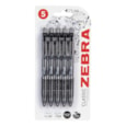 Zebra Z Grip Smooth Black 5pk (02438)