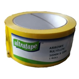 Ultratape 48mm Black & Yellow Arrow Tape 33m (06525033BYARRUL)