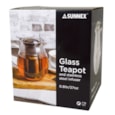 Sunnex Glass Teapot With Spout Stainless Steel Strainer 0.8ltr (GTP800S)