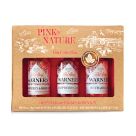 Warners Pink By Nature 3x5cl Gin Set (PINKBYNATURE2)