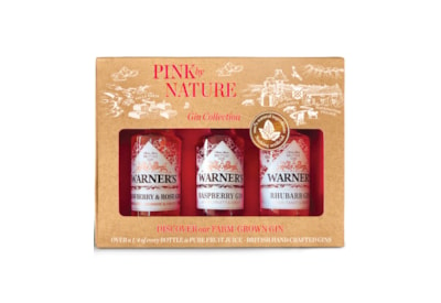 Warners Pink By Nature 3x5cl Gin Set (PINKBYNATURE2)