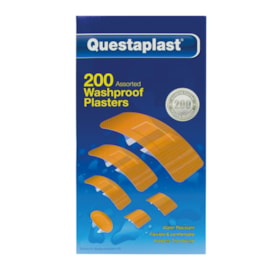 Questaplast Assorted Washproof Plasters 200's (51141-0030)