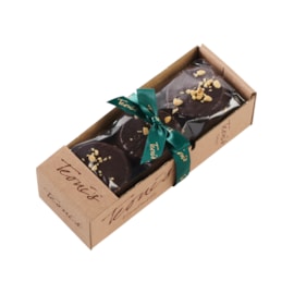 Teonis Dark Choc Emrobed Shortbread w Honeycomb Sprinkle 200g (538/1/56/146)