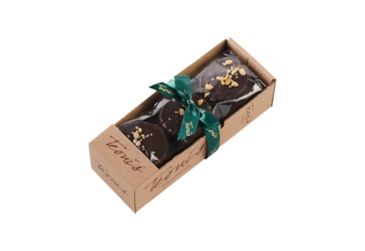 Teonis Dark Choc Emrobed Shortbread w Honeycomb Sprinkle 200g (538/1/56/146)