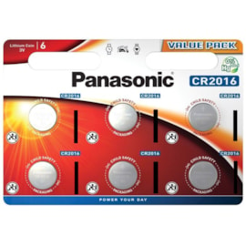 Panasonic Cr2016 Battery 6pk (PANACR2016-B6)
