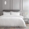 Bianca Mayfair Whte / Silver Duvet Set S/king (BD/58962/R/SKQS/WHS)