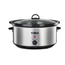 Tower Stainless Steel Slow Cooker 6.5l (T16040Y)