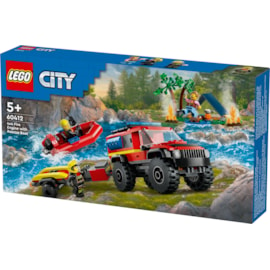 Lego® City 4x4 Fire Truck with Rescue Boat (60412)