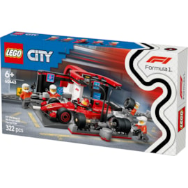 Lego® City F1® Pit Stop & Pit Crew with Ferrari Ca (60443)