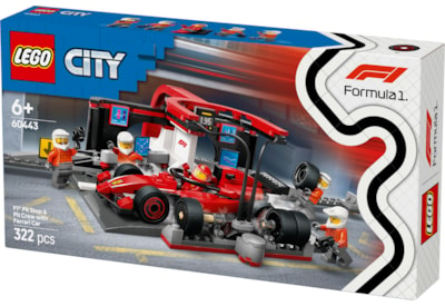 Lego® City F1® Pit Stop & Pit Crew with Ferrari Ca (60443)