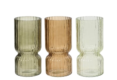 Glass Vase Assorted 23cm (647804)