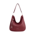 David Jones Pu Slouchy Hobo Bag Bordeaux (6920-1_BORDEAUX)