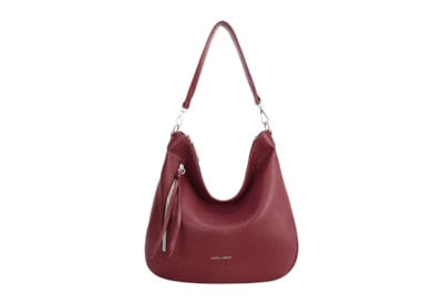 David Jones Pu Slouchy Hobo Bag Bordeaux (6920-1_BORDEAUX)