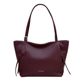 David Jones Pu Medium Shopper Bag Bordeaux (6920-3_BORDEAUX)