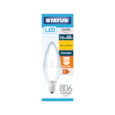 Status 7.5w Led Candle E14 Warm White Dimmable (7.5SLDCWE14P1B10)