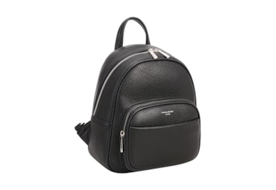 David Jones Pu Medium Backpack Black (7000-2_BLACK)