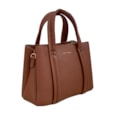 David Jones Pu Medium Square Grab Bag Cognac (7059-1_COGNAC)