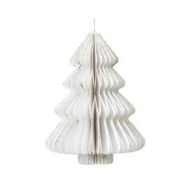 Tree Paper Decoration White 15cm (709200)