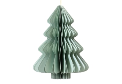 Tree Paper Decoration Mint 15cm (709203)