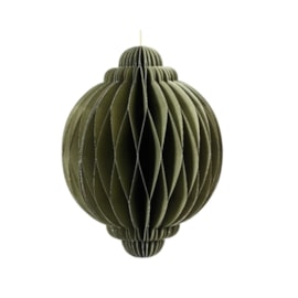 Onion Paper Decoration Green 15cm (709213)