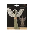 Angel Paper Decoration Green 15cm (709229)