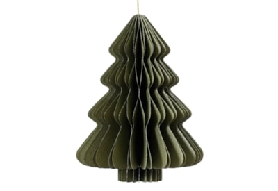 Tree Paper Decoration Green 40cm (709269)