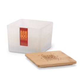 Heart & Home Bamboo Centrepiece Candle Spiced Apple & Cinnamon (B0104 0507)