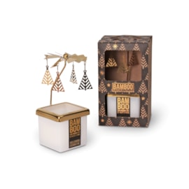 Heart & Home Bamboo Small Candle & Carousel Gift Set (B0107 0001)