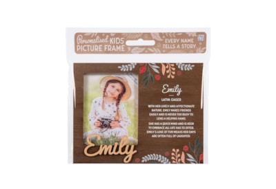 History & Heraldry Personalised Picture Frame Emily (70H05260107)