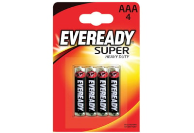 Eveready Super Zinc Aaa Batteries 4s (EVR03SUPERB4)