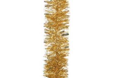 Festive Tinsel Chunky Cut Gold 200cm x 10cm 200cm (770878)