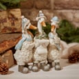 Xmas Triple Duck Carol Singing Ornament (7XA219)