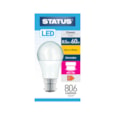 Status 8.5w Led Gls B22 Warm White Dimmable Bulb (8.5SLDGWB22P1B10)