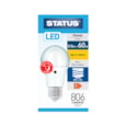 Status 8.5w Led Gls E27 Warm White Sensor Bulb (8.5SLSENWE271B10)