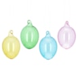 Gisela Graham Pastel Multi Coloured Glass Egg Dec 6cm (85088)