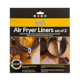 Nostik Air Fryer Round Liner Set Of 2 Brown (1EEE774)