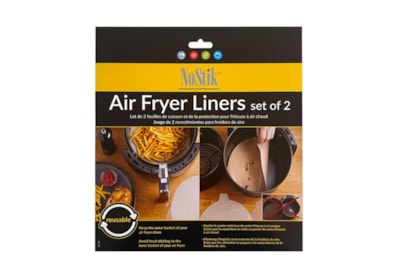 Nostik Air Fryer Round Liner Set Of 2 Brown (1EEE774)