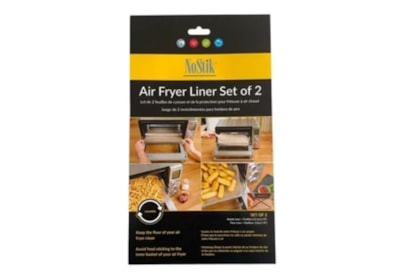 Nostik Air Fryer Rectangle Liner Set Of 2 Brown (1EEE531)