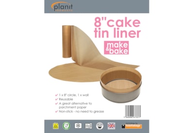 Planit Make & Bake Cake Tin Liner 8" (MBCT8PT)