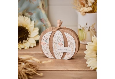 Richard Lang Pumpkin Hello Autumn 3d Block (8HW436)