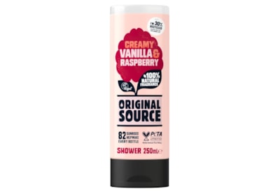 Original Source Shower Gel Vanilla & Raspberry 500ml (OSSX)