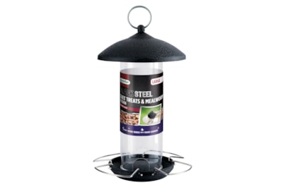 Gardman Black Steel Suet Treat & Mealworm Feeder (A01526)