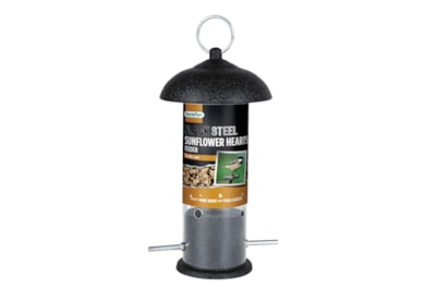 Gardman Black Steel Sunflower Heart Feeder (A01533)