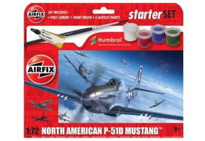 Airfix Starter Set - North American P-51d Mustang (A55013)