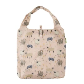 Eco Chic Beige Sheep Realism Shopper (A81BG)