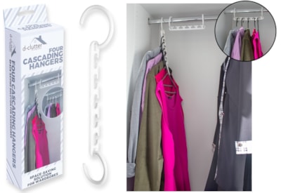 Cascading Hangers Pack 4 White (AM5841)