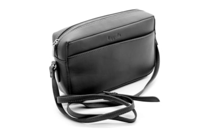 Lapella Amy Leather Crossbody Bag Black (103-1BLACK)