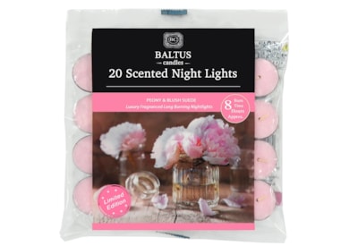Baltus 8hr Burn Night Light Peony&blush Suede 20s (PES020-20PB)