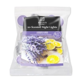 Baltus 8hr Burn Nightlights Lavender & Lemon 20s (PES020-20LL)
