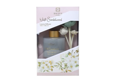 Baltus Faux Flowers Lux Reed Diffuser White & Sandalwood 100ml (230009)